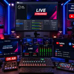 Professional Live Streaming Masterclass: Multi-Camera Broadcasting with OBS Studio